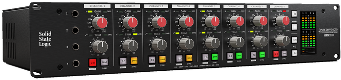 Solid State Logic PureDrive Octo 8-Channel Mic Preamps With 192 KHz/32-Bit Conversion