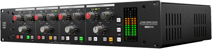 Solid State Logic PureDrive Quad 4-Channel Mic Preamps With 192 KHz/32-Bit Conversion