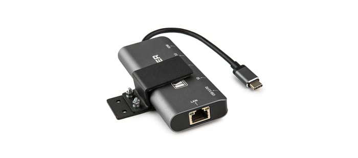 Kramer KDock-2 USB-C 3.0 Hub Multiport Adapter With Data/Charging And Ethernet