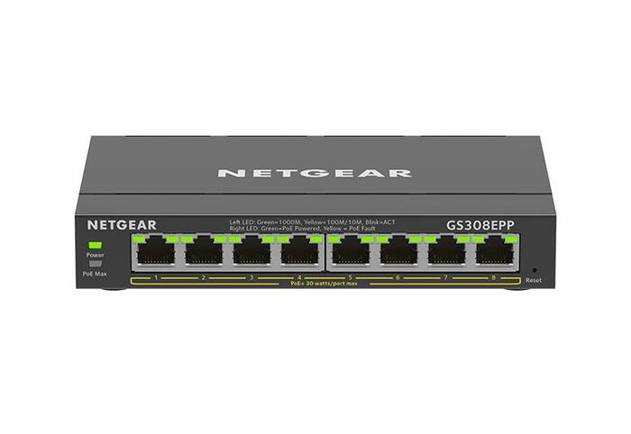 Netgear GS308EPP-100NAS 8-Port Gigabit Ethernet High-Pow