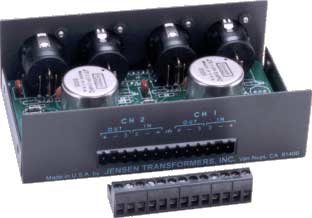 Jensen Transformers PI-2XX Stereo Audio Input Isolator