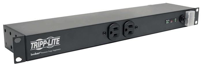 Tripp Lite IBR12 12-Outlet Network Server Surge Protector, 15' Cord