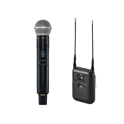 Shure SLXD25/SM58 Handheld System With SLXD2 TX With SM58 Mic And SLXD5 RX