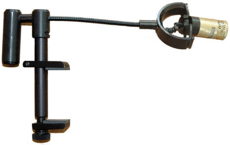 Applied Microphone (AMT) VS Studio Cardioid Condenser Microphone with AP40 Floor Preamp & Cable, Hardwired, for Violin, Viola and Mandolin VS-STUDIO