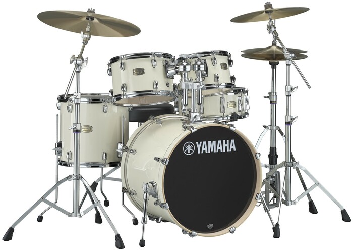 Yamaha Stage Custom Birch 5-Piece Drum Set - 22" Kick 10" And 12" Toms, 14" Floor Tom, 22" Kick, 14" Snare With HW-680W Hardware Pack