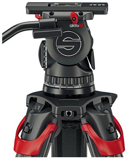 Sachtler aktiv10T Fluid Head Touch And Go With SpeedLevel And SpeedSwap Technology