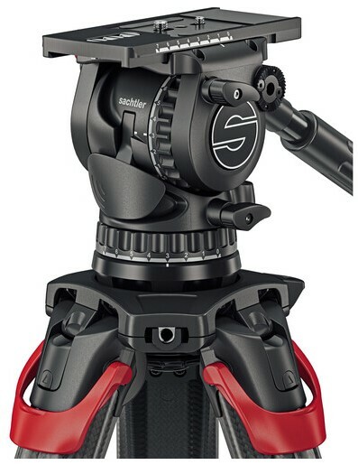 Sachtler System aktiv14T flowtech100 MS Touch & Go With Flowtech100 Tripod, Mid-Level Spreader, Carry Handle And Bag