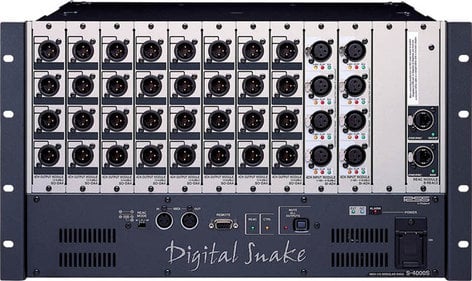 Roland System Group S4000S-0832 Digital Snake Stage Modular Rack 8 x 32 S4000S-0832