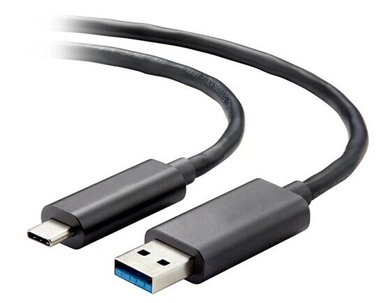 Vaddio 440-1007-015 49.2' USB 3.2 Gen 2 Type-C To Type-A Active Optical Cable, 15m