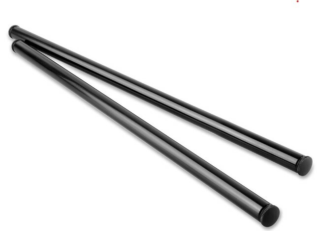 SmallRig 1054 15mm Black Aluminum Alloy Rod Pair, M12 Thread, 16"