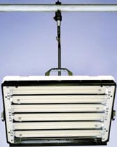 Lowel Light Mfg FLE-600 Lowel E-Studio6 Fluorescent Lighting Fixture (with Rotating Mount Plate) FLE-600
