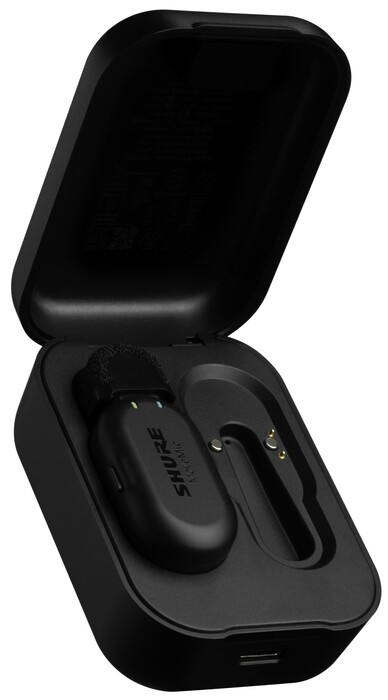 Shure MoveMic One Single-Channel Wireless Clip-On Microphone With Charge Case