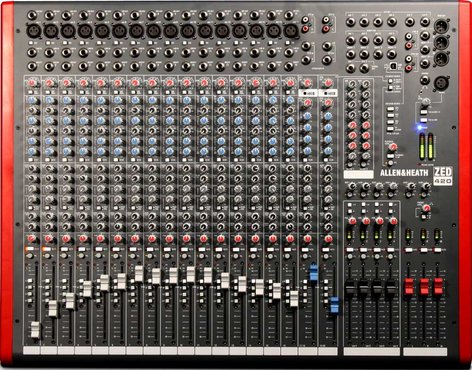 Allen & Heath ZED-420 Mixing Console with USB Port, 16 Mic/Line Inputs, 2 Stereo Line Inputs, 4 Bus, SONAR LE Software ZED-420