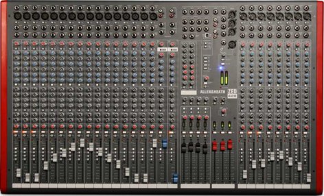 Allen & Heath ZED-428 Mixing Console with USB Port, 24 Mic/Line Inputs, 2 Stereo Line Inputs, 4 Bus, SONAR LE Software ZED-428