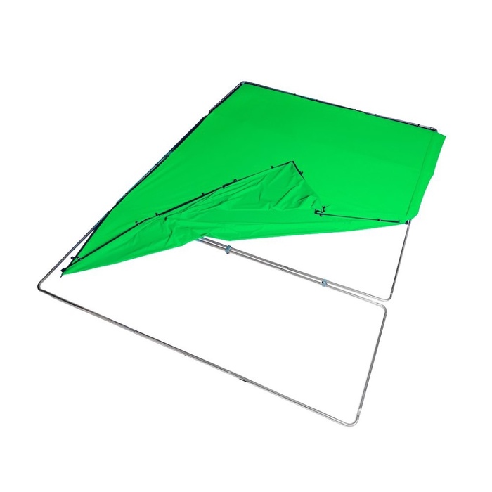 Manfrotto MLBG4301KG [Restock Item] Green Chroma Key FX Portable Background Kit (13.1 X 9.5')