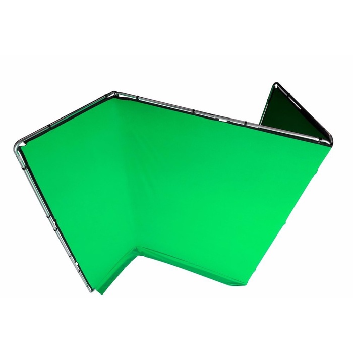 Manfrotto MLBG4301KG [Restock Item] Green Chroma Key FX Portable Background Kit (13.1 X 9.5')