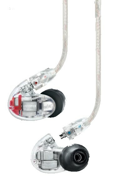 Shure SE846G2 Quad-Driver Earphones, Gen 2, With Professional 64" Cable