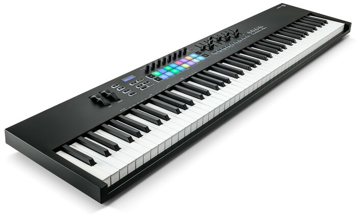 Novation Launchkey 88 [MK3] 88-Key Midi Controller With Velocity-Sensitive Keys, 16 Pads And 9 Faders