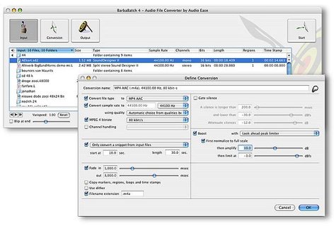 Audio Ease BARBABATCH Batch Converter & Editor Software [MAC]
