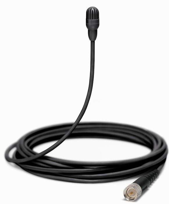 Shure TL47B/O-MDOT-A Omnidirectional Lavalier Microphone With Microdot Connector And Accessories, Black