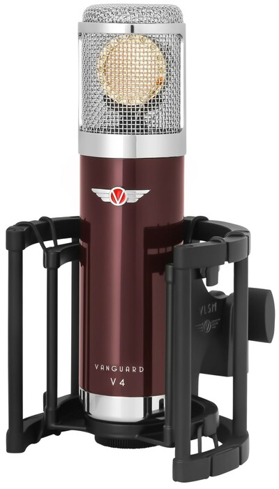 Vanguard Audio Labs V4 gen2 3-Pattern FET Condenser Microphone With VLSM Shockmount