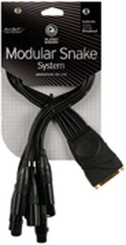Planet Waves PW-XLRMFB-01 Modular Snake Cable (4 XLR Male, 4 XLR Female to DB25 Breakout Connector) PW-XLRMFB-01