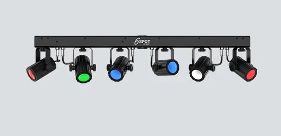 Chauvet DJ 6SPOTRGBW [Restock Item] (6) LED Spot And Effect Bar, 9W RGBW