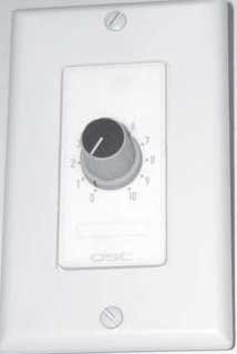 QSC WCP-1 Wall Control Plate with Rotary Potentiometer WCP-1