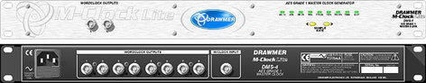 Drawmer M-CLOCK-LITE Master Clock, 10 Clock Out, AES Grade 1 M-CLOCK-LITE