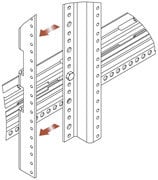 Middle Atlantic MV-ZRA-44 44SP Rear Rack "Z-Rail" Adaptor