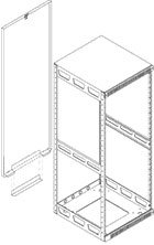 Middle Atlantic RAP43 43SP Rear Access Panel For Model 5-43 Slim-5 Rack