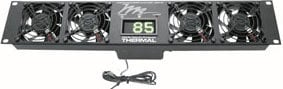 Middle Atlantic Products UQFP-4D Ultra-Quiet Fan Rack Panel with Display (4 Fans) UQFP-4D