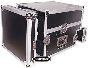 Odyssey FZGS1304 Pro Combo Rack Case, 13 Unit Top Rack, 4 Unit Bottom Rack
