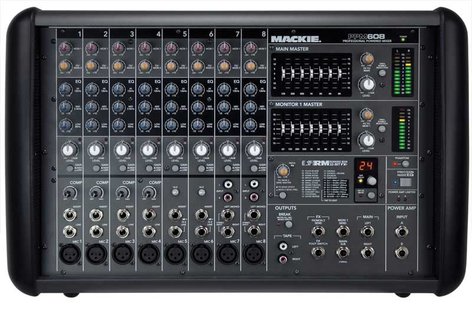 Mackie PPM608 8 Channel 1000 Watt Powered Mixer PPM608