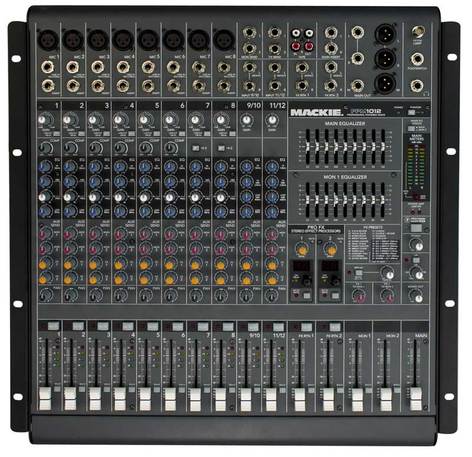 Mackie PPM1012 12-Channel 1600W Desktop Mixer PPM1012