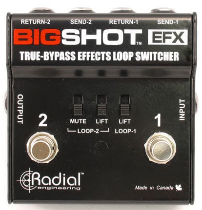 Radial Engineering BigShot EFX True Bypass Effects Loop Selector BIGSHOT-EFX