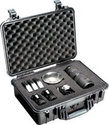 Pelican Cases 1500 Protector Case 16.8"x11.2"x6.1" Protector Case, Silver