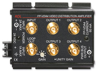 Radio Design Labs FP-VDA4 Video Distribution Amplifier FP-VDA4