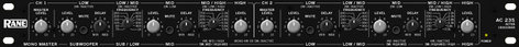 Rane AC23S 2 Channel 3-way Crossover, Balanced AC23S