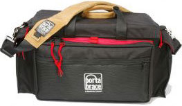 Porta-Brace DVO-2R DV Organizer Case (for DV Camcorders, Black with Red Trim) DVO2R