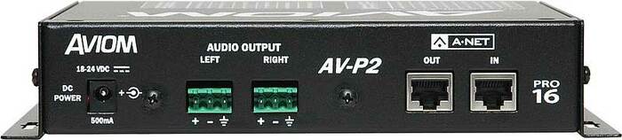 Aviom AV-P2 2-Channel Line Level Output Module For Pro16 A-Net