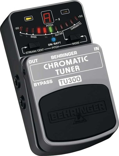 Behringer TU300 Chromatic Tuner Pedal for Guitars & Basses TU300-TUNER