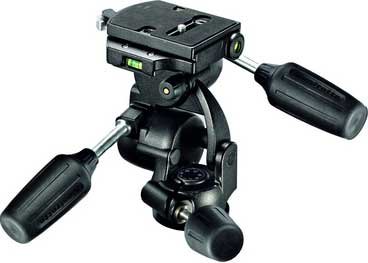 Manfrotto 808RC4 Head, Standard 3-Way with Quick Release Plate 808RC4