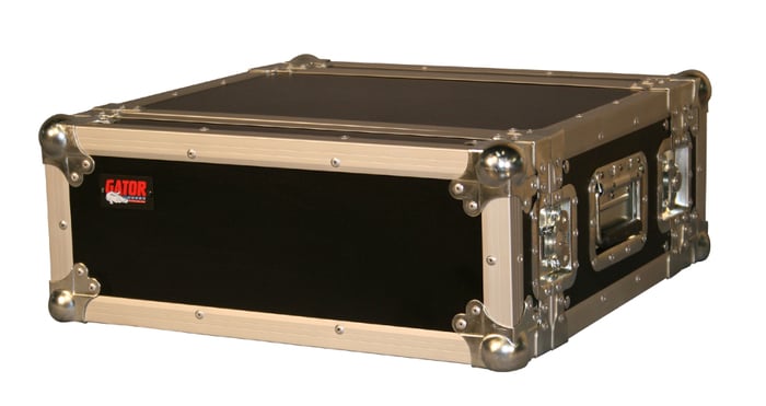 Gator Cases G-TOUR-EFX-4 4-Space Shallow Rack-Mount ATA Road Case G-TOUR-EFX-4