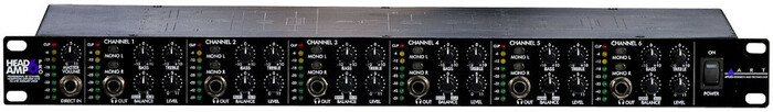 ART HeadAmp6 Pro 6 Channel Headphone Amplifier HEADAMP6-PRO