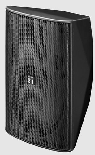 TOA F1300BTWP Outdoor Speaker, 5", 150W, 70V, Black, Weather Resistant F1300BTWP