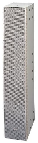 TOA SR-S4SWP 600W Weather Resistant Curved Short-Throw Slim Line Array, White
