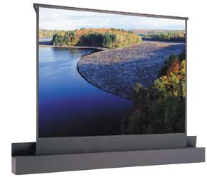 Da-Lite 84748 60" X 80" Ascender Electrol Matte White Projection Screen