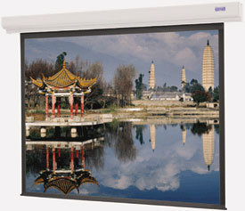 Da-Lite 92671 52" x 92" Designer Contour Electrol® High Contrast Matte White Screen 92671