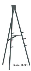 Da-Lite 87017 5' H-323 Black Easel 87017